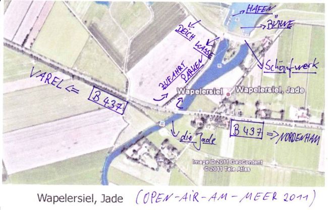 Open Air vam Meer - Lageplan